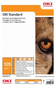 OKI Standard M-B-105 Banner 328 L 120 cm length 105g / m² (PU = 500 pages) (09624019)